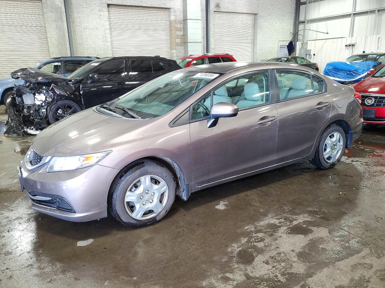 2014 HONDA CIVIC LX | 19XFB2F55EE016793 | UPCARS