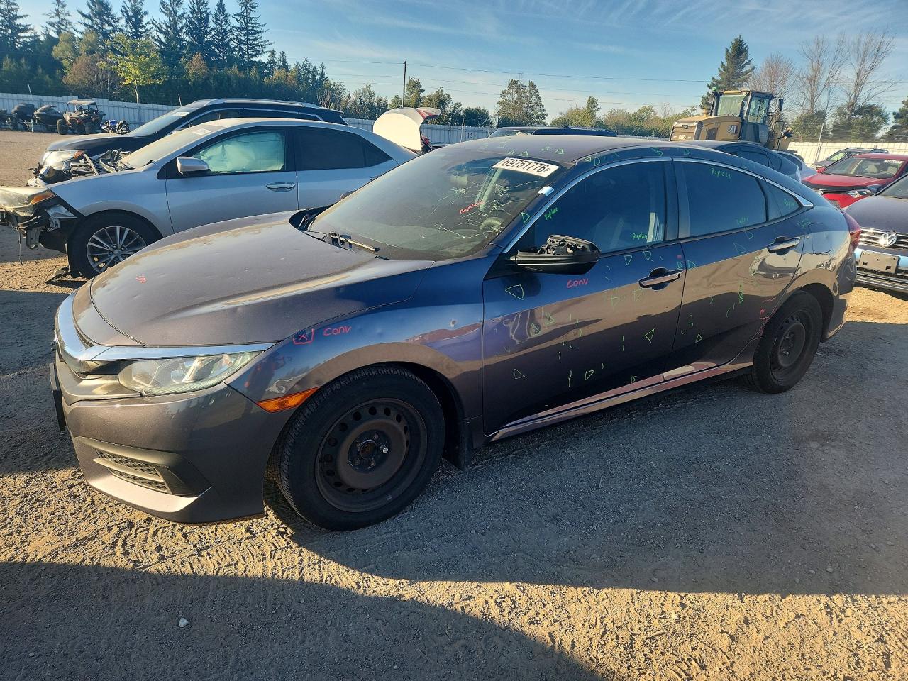 2017 HONDA CIVIC LX | 2HGFC2F57HH038978 | UPCARS