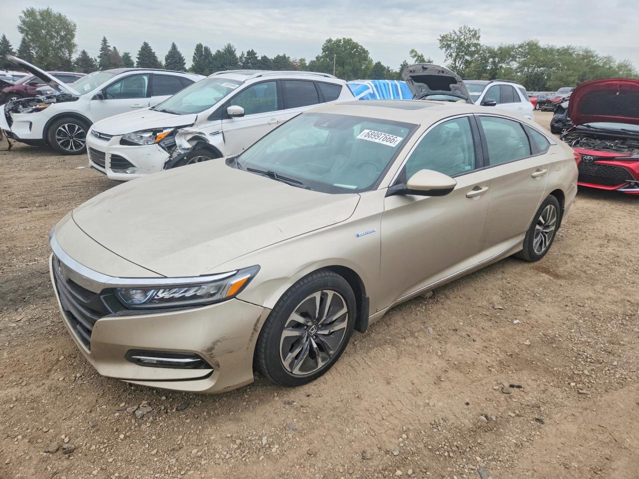 2019 HONDA ACCORD HYBRID EXL | 1HGCV3F52KA001782 | UPCARS