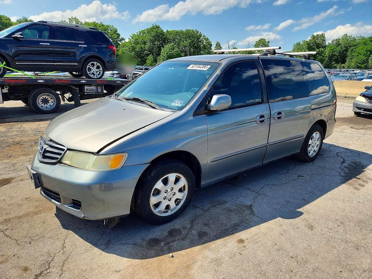 2002 HONDA ODYSSEY EXL | 5FNRL18092B018333 | UPCARS
