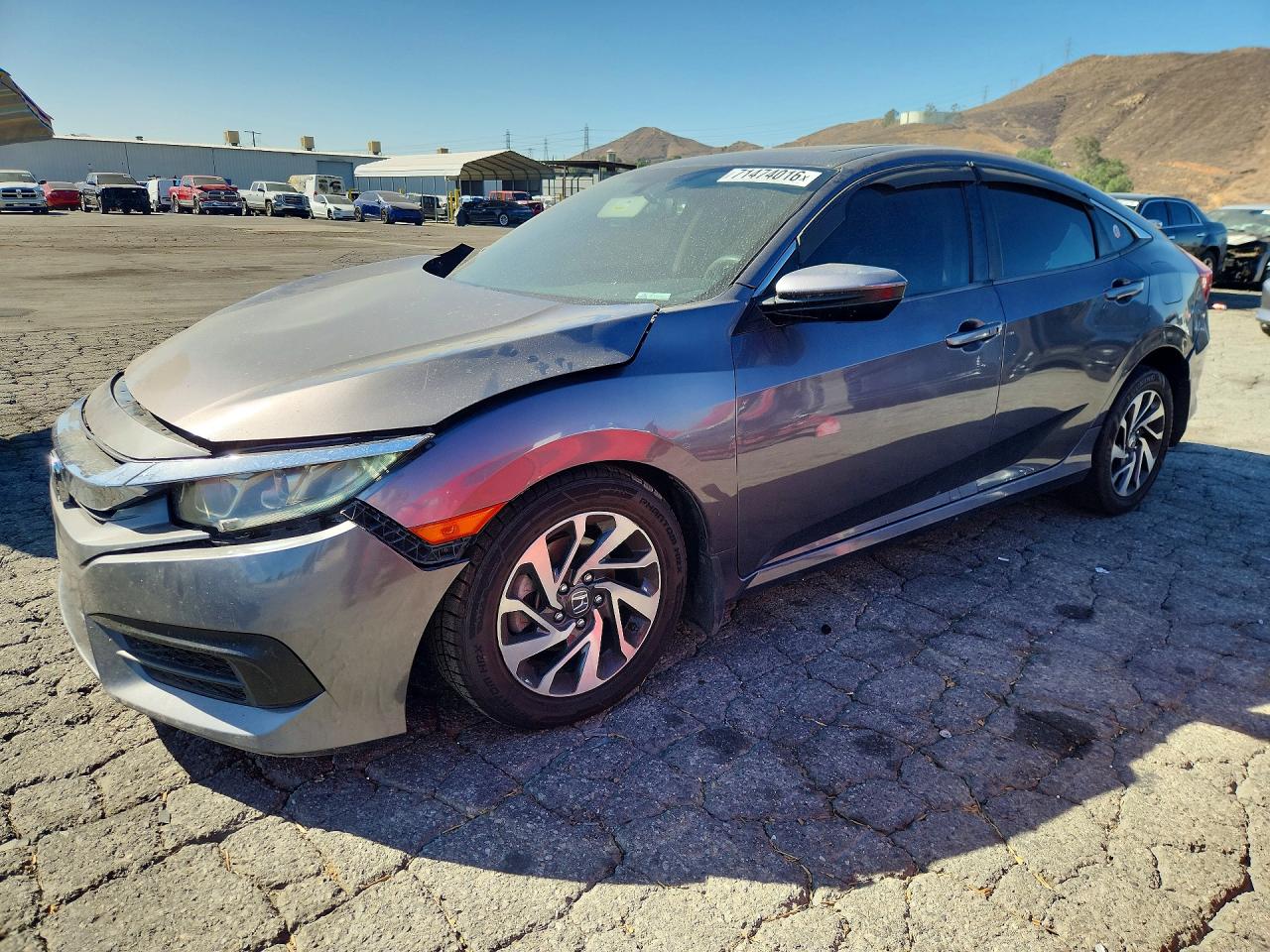 2017 HONDA CIVIC EX | 2HGFC2F78HH515452 | UPCARS