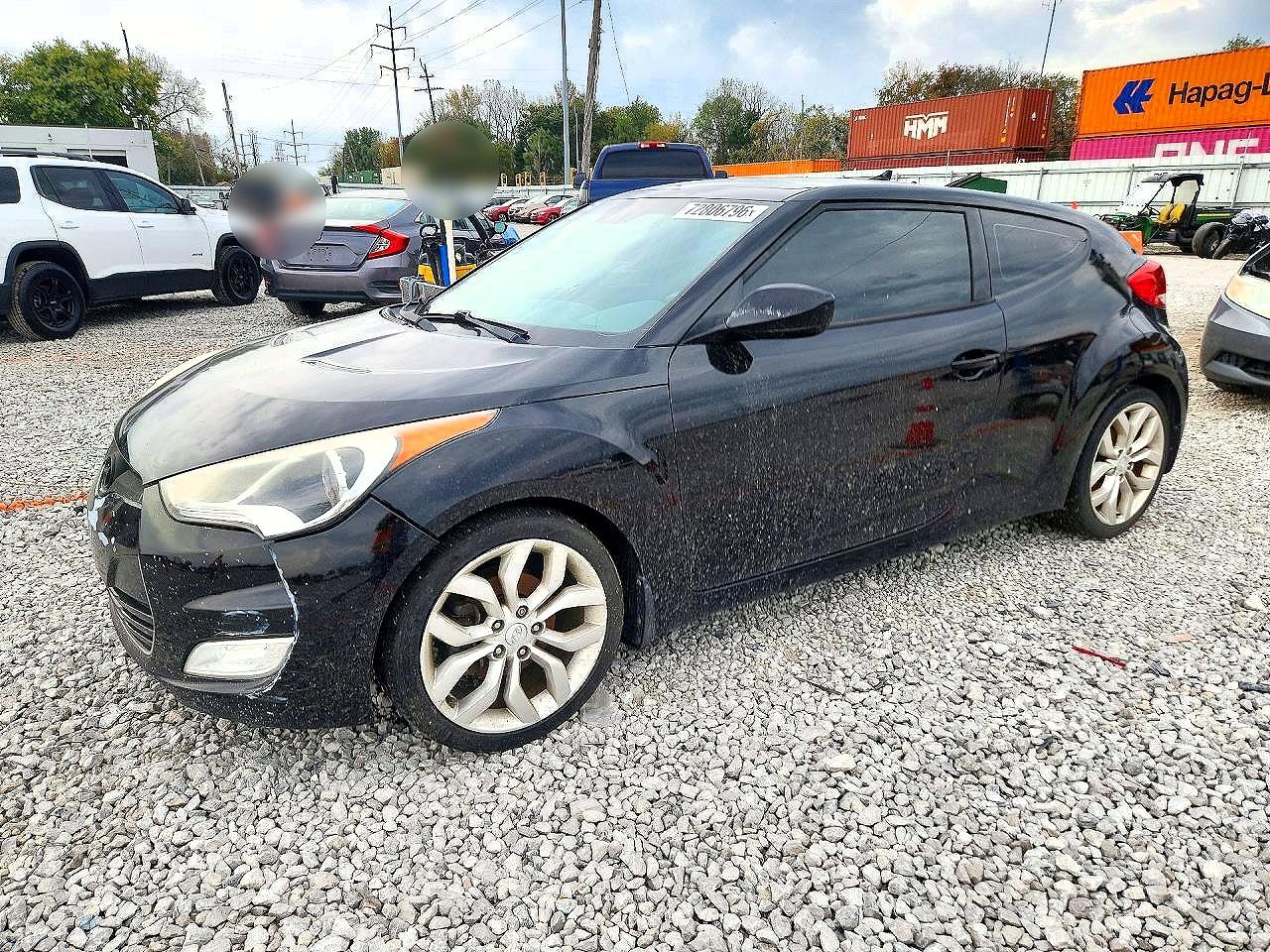 2013 HYUNDAI VELOSTER BASE | KMHTC6AD7DU175400 | UPCARS