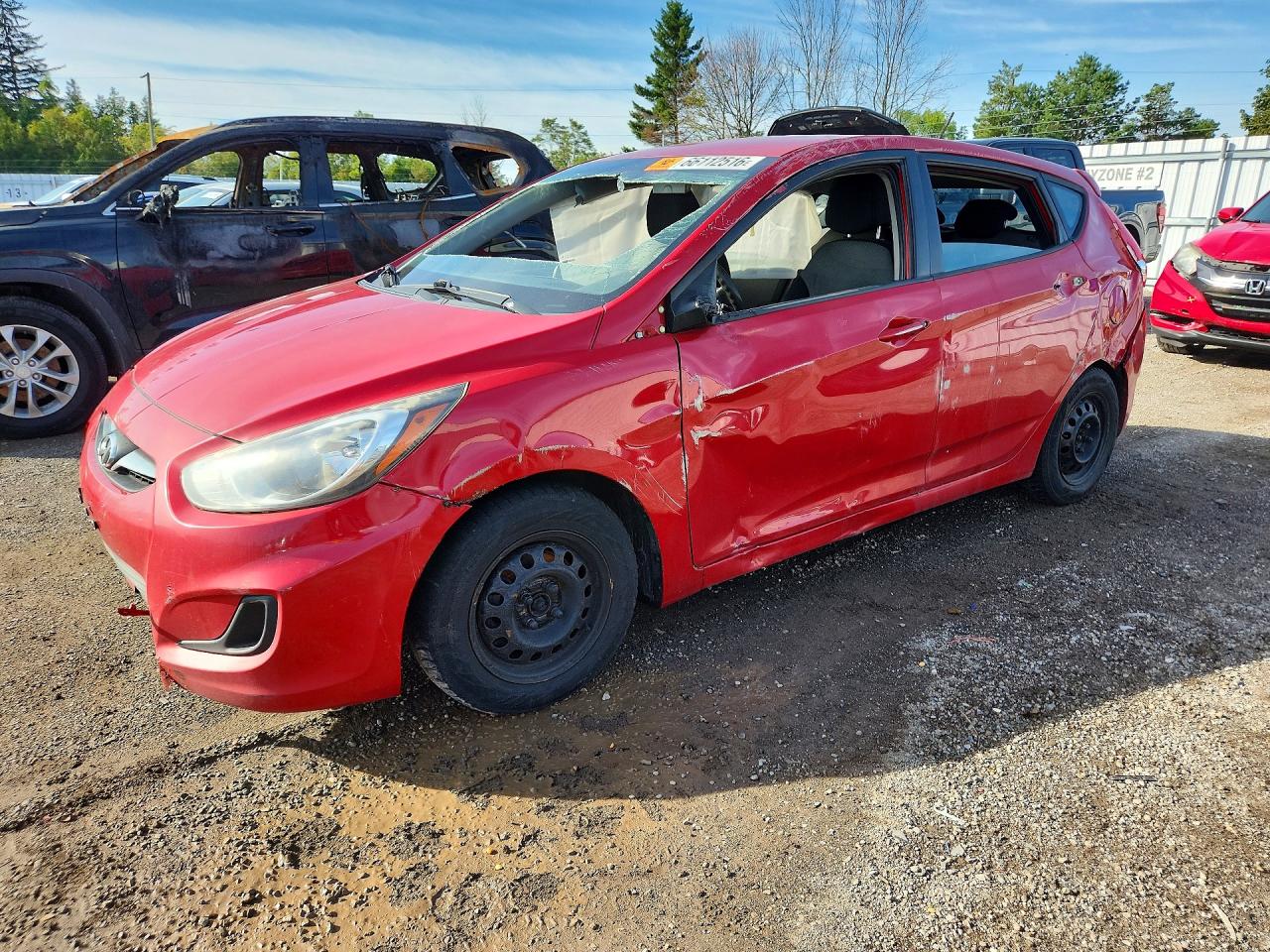 2012 HYUNDAI ACCENT GS | KMHCT5AEXCU008367 | UPCARS