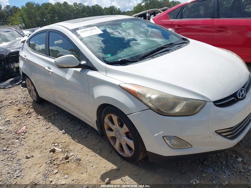 2013 HYUNDAI ELANTRA LIMITED | 5NPDH4AE7DH322526 | UPCARS