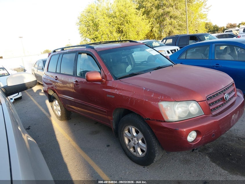 2002 TOYOTA HIGHLANDER LIMITED V6 | JTEHF21A620084845 | UPCARS