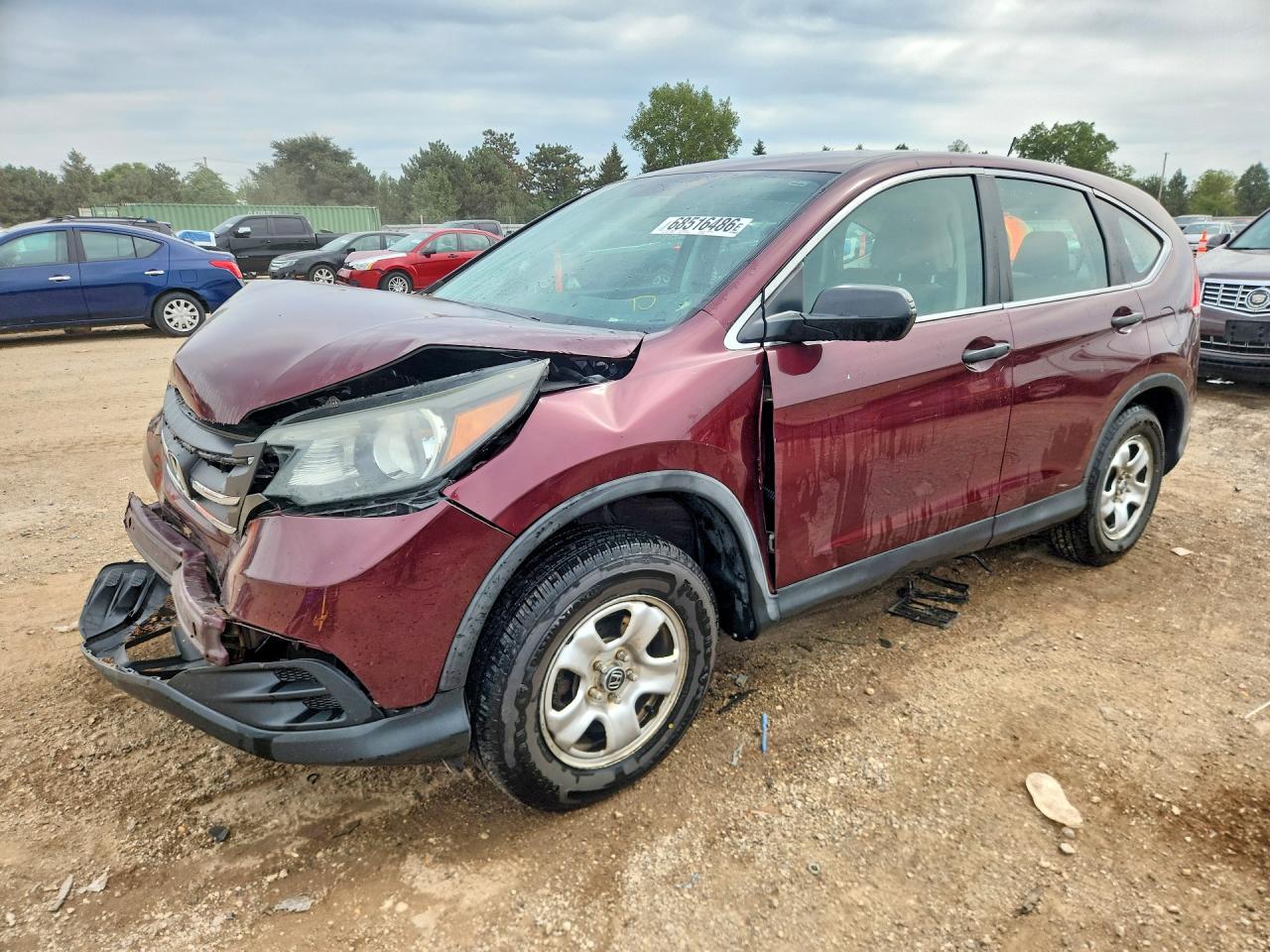 2014 HONDA CRV LX | 5J6RM4H33EL066009 | UPCARS