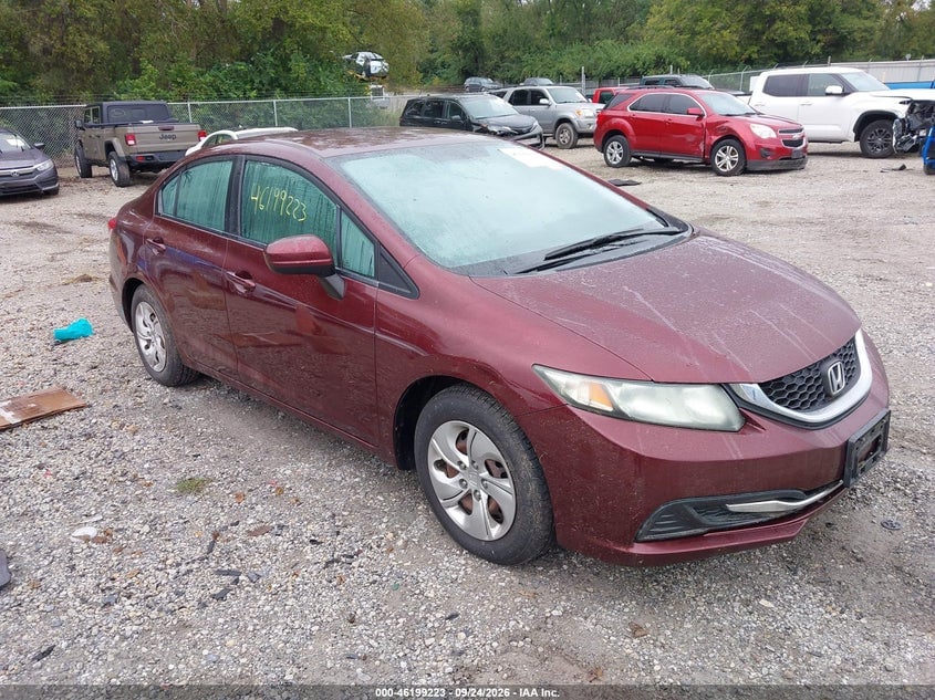 2014 HONDA CIVIC LX | 19XFB2F58EE077524 | UPCARS