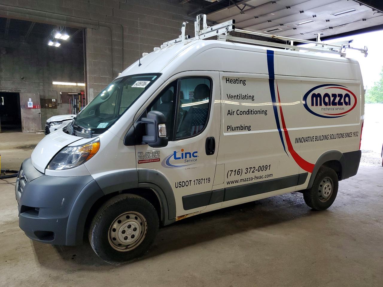 2018 RAM PROMASTER 2500 HIGH | 3C6TRVCG1JE137747 | UPCARS
