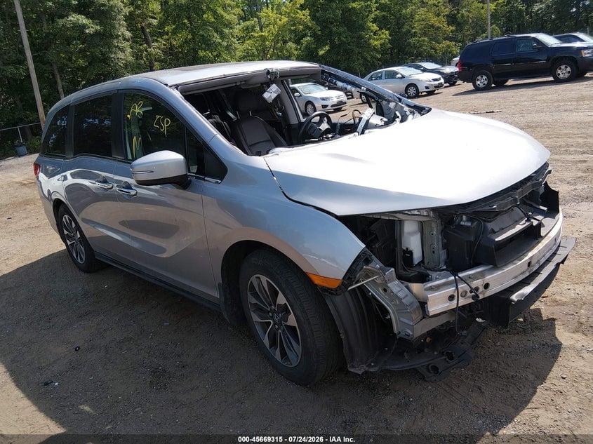 2022 HONDA ODYSSEY EX-L | 5FNRL6H70NB008644 | UPCARS
