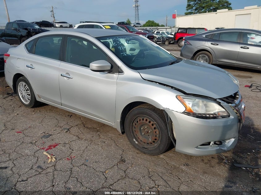 2013 NISSAN SENTRA S | 3N1AB7AP1DL783506 | UPCARS