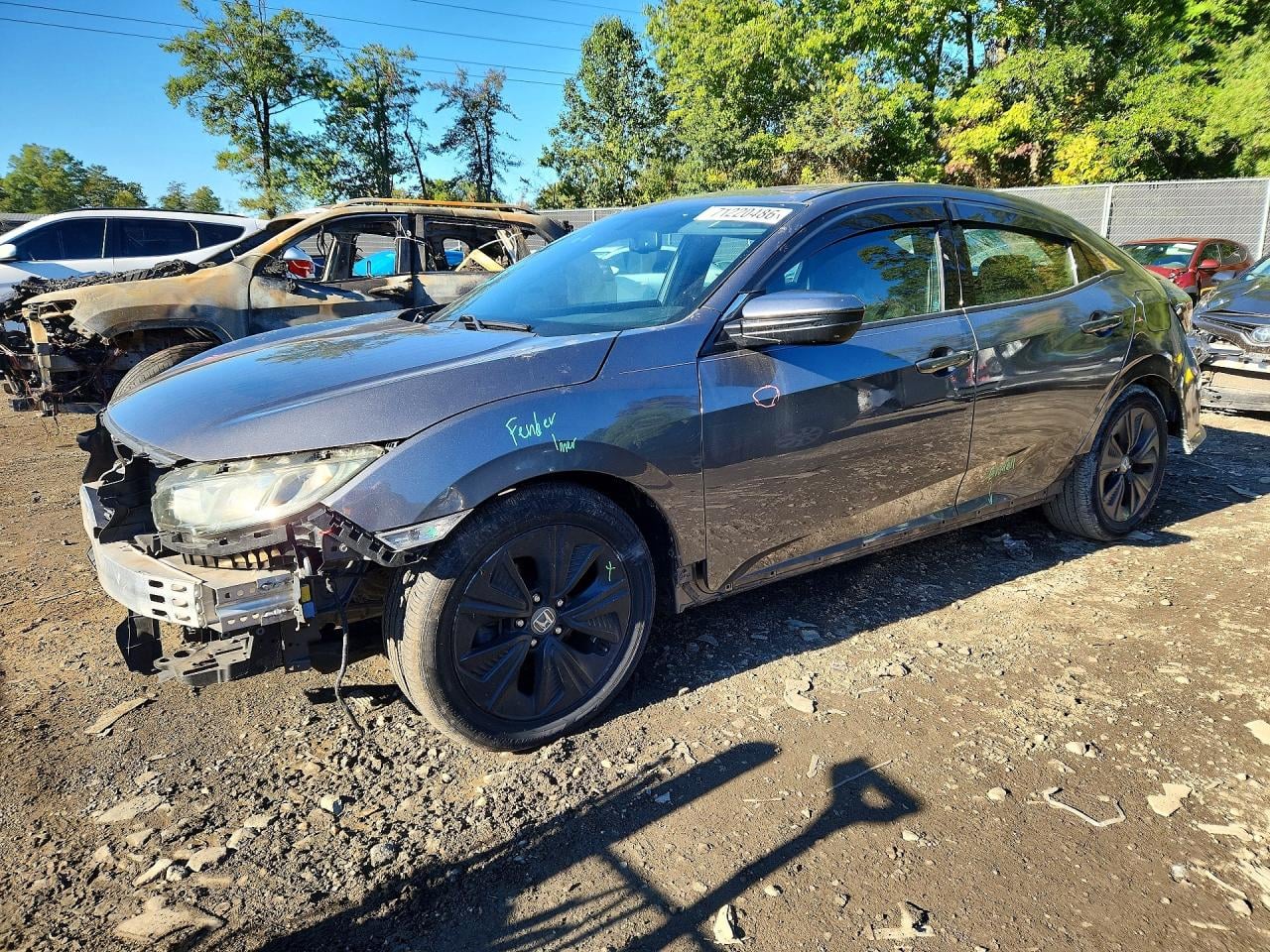 2017 HONDA CIVIC EXL | SHHFK7H78HU412452 | UPCARS