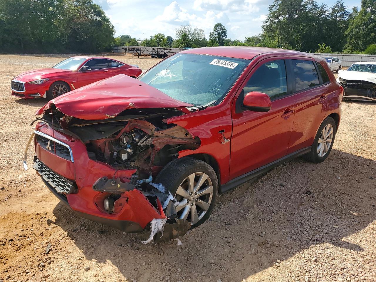 2014 MITSUBISHI OUTLANDER ES | 4A4AP3AU2EE031904 | UPCARS