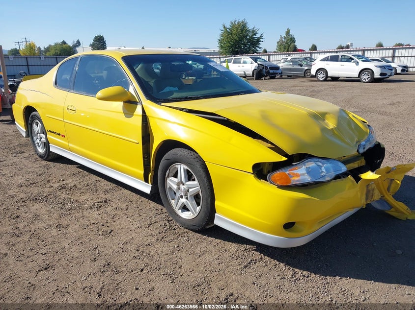 2003 CHEVROLET MONTE CARLO SS | 2G1WX12K939201893 | UPCARS