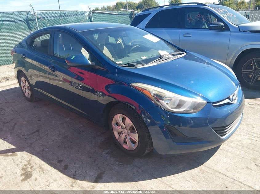 2016 HYUNDAI ELANTRA SE | KMHDH4AEXGU599368 | UPCARS