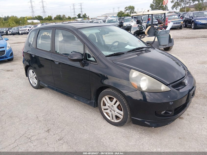 2007 HONDA FIT SPORT | JHMGD38697S063723 | UPCARS
