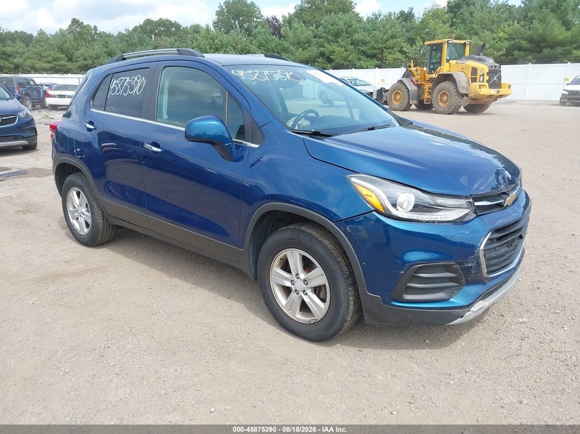 2019 CHEVROLET TRAX LT | 3GNCJPSB8KL192184 | UPCARS