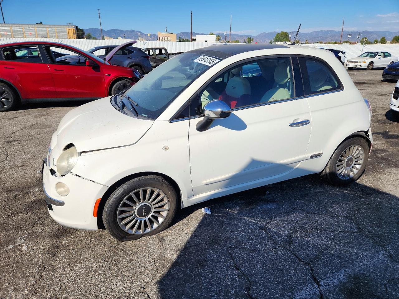 2012 FIAT 500 LOUNGE | 3C3CFFCR3CT104163 | UPCARS