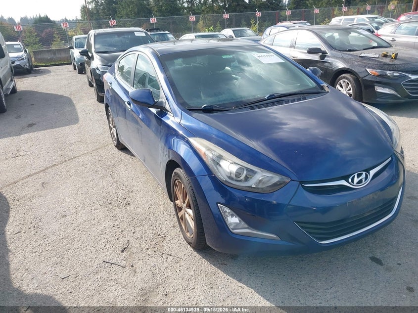 2015 HYUNDAI ELANTRA SE | 5NPDH4AE5FH617613 | UPCARS