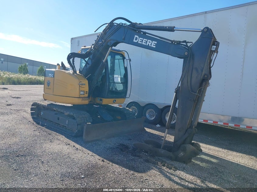 2020 JOHN DEERE 75G EXCAVATOR | 1FF075GXCKJ017379 | UPCARS