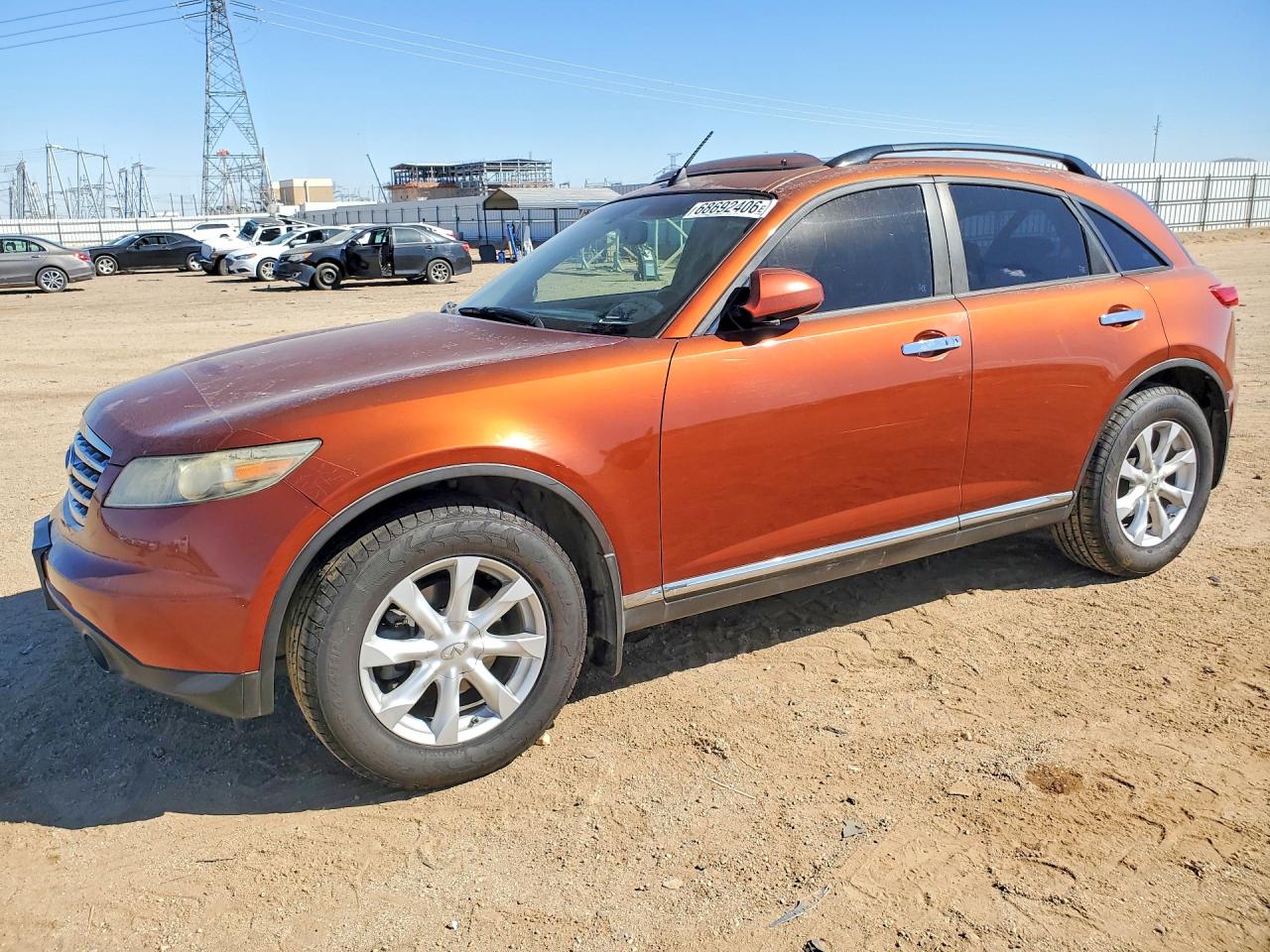 2006 INFINITI FX35 BASE | JNRAS08W06X210590 | UPCARS