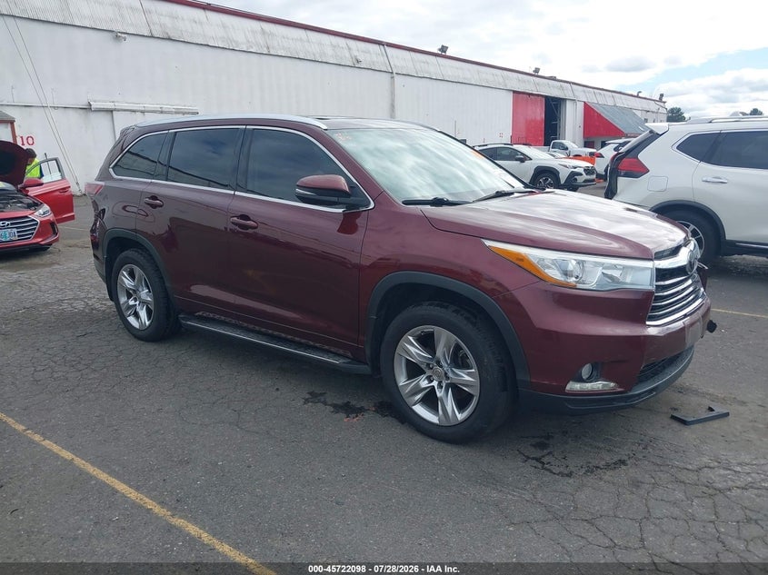 2014 TOYOTA HIGHLANDER LIMITED PLATINUM V6 | 5TDDKRFH2ES027900 | UPCARS