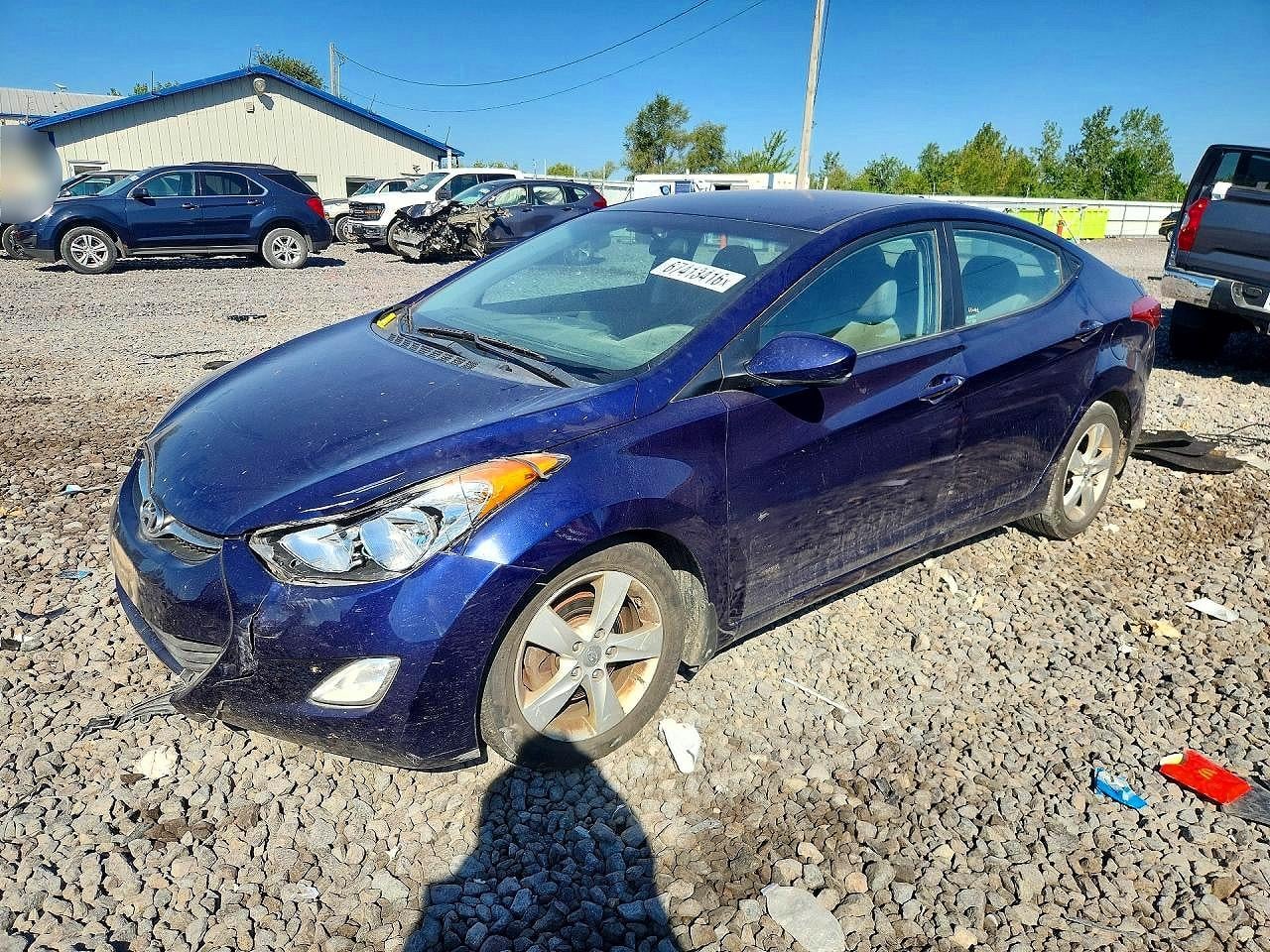 2013 HYUNDAI ELANTRA GLS | 5NPDH4AE6DH409382 | UPCARS