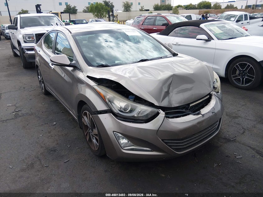 2014 HYUNDAI ELANTRA LIMITED | 5NPDH4AE4EH477133 | UPCARS