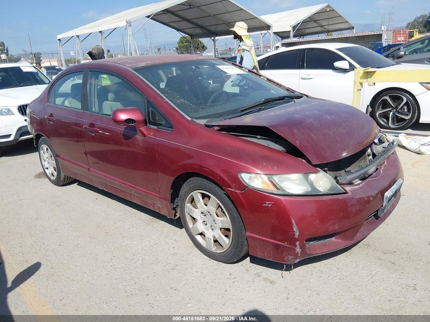 2009 HONDA CIVIC LX | 19XFA16599E016217 | UPCARS
