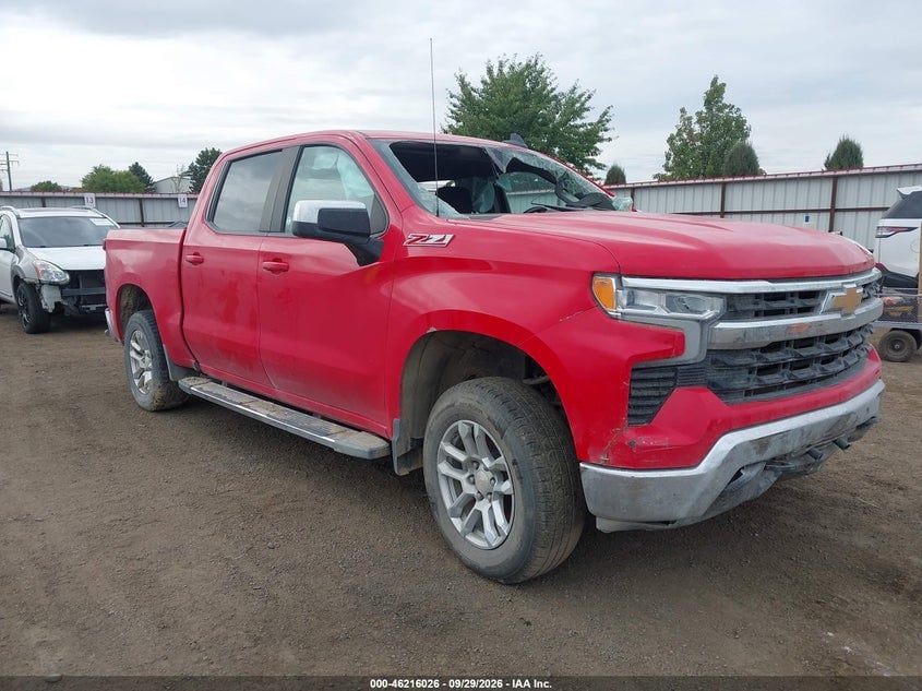 2022 CHEVROLET SILVERADO 1500 4WD  STANDARD BED LT | 1GCUDDED0NZ568678 | UPCARS