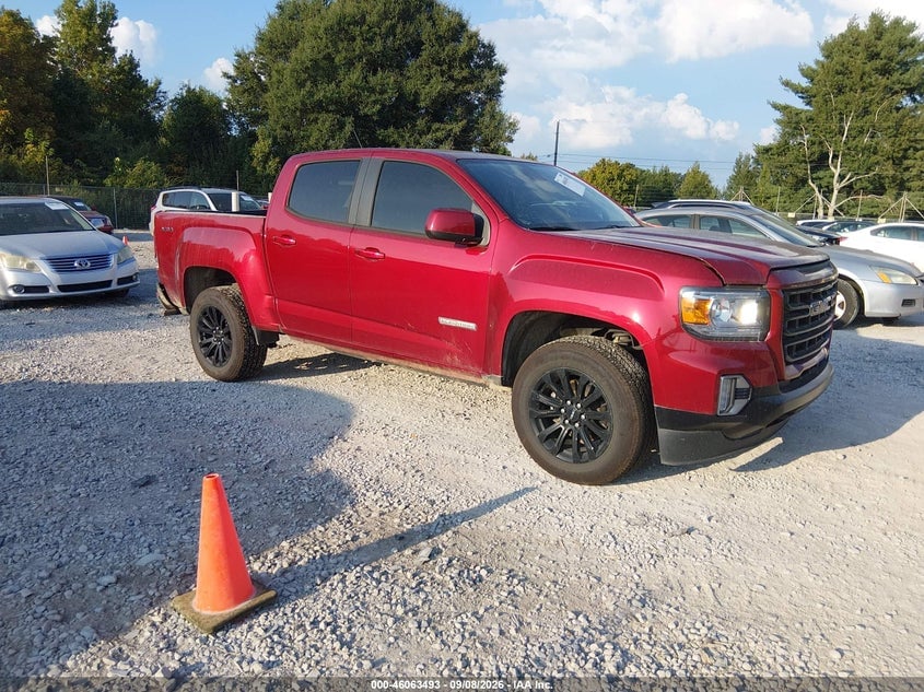 2021 GMC CANYON 4WD  SHORT BOX ELEVATION | 1GTG6CENXM1110752 | UPCARS