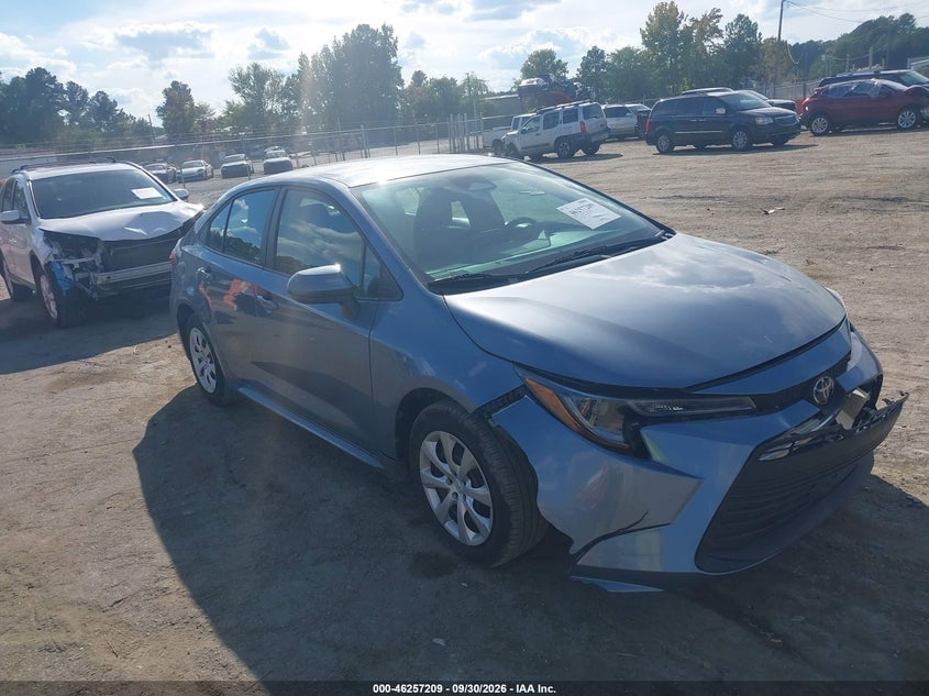 2025 TOYOTA COROLLA LE | 5YFB4MDE1SP317899 | UPCARS