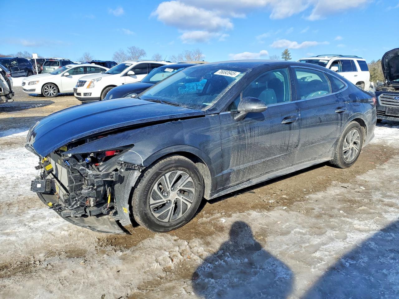 2021 HYUNDAI SONATA BLUE | KMHL24JJ5MA029379 | UPCARS