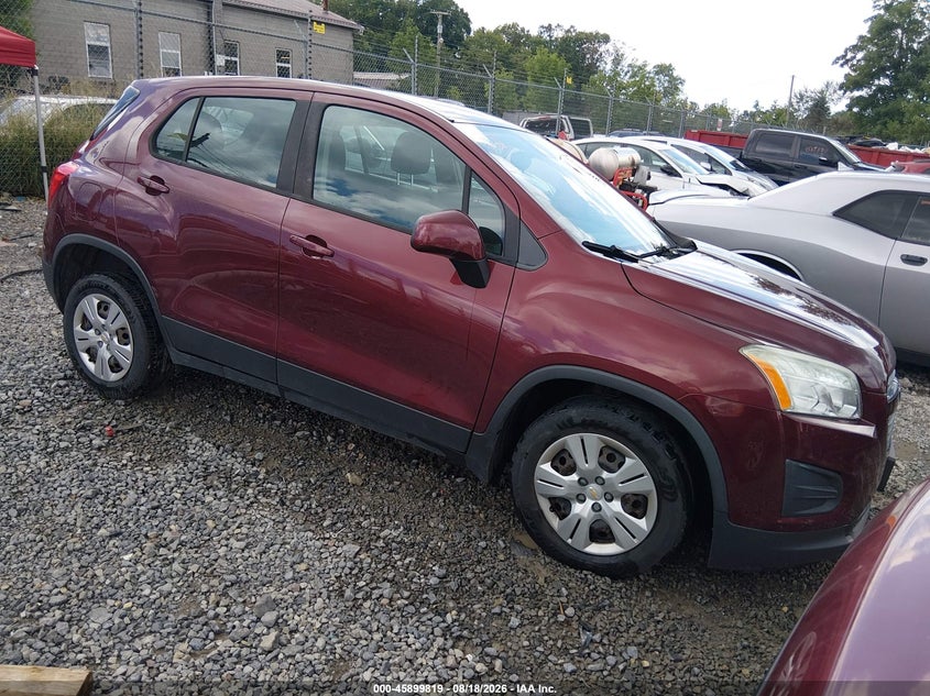 2016 CHEVROLET TRAX LS | 3GNCJKSB0GL277224 | UPCARS