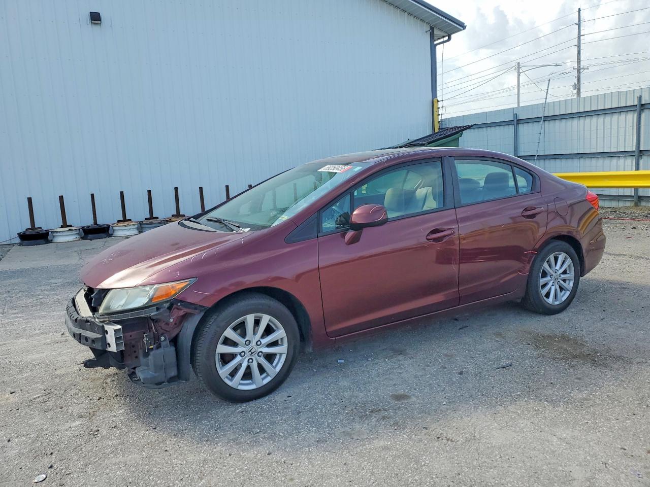 2012 HONDA CIVIC EX | 2HGFB2F84CH537243 | UPCARS