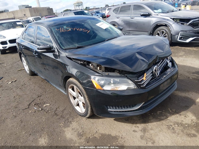 2012 VOLKSWAGEN PASSAT 2.5L SE | 1VWBP7A30CC109287 | UPCARS