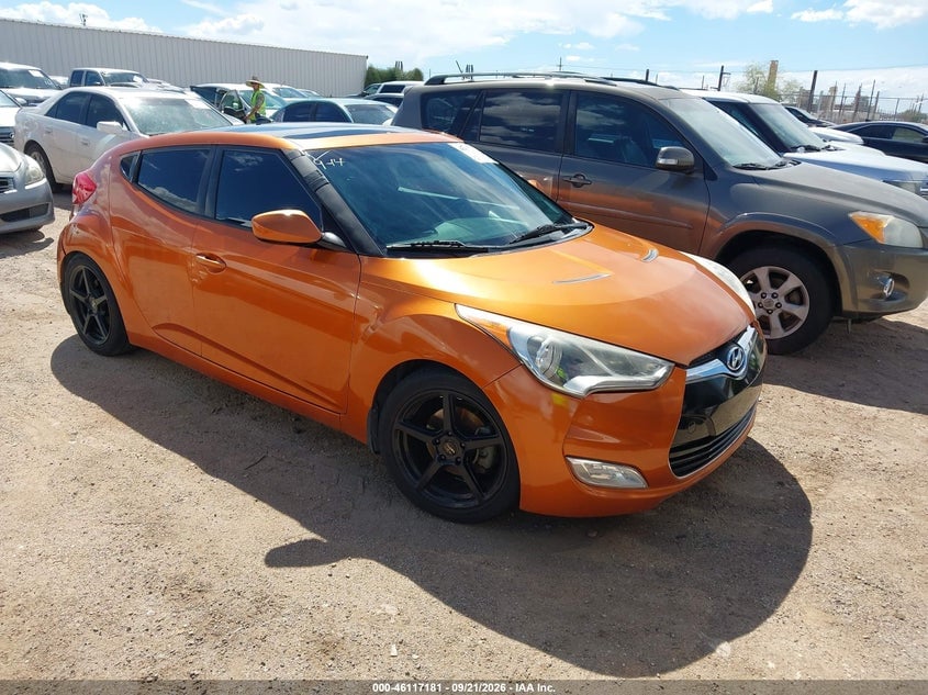 2013 HYUNDAI VELOSTER BASE W/BLACK | KMHTC6AD5DU102414 | UPCARS