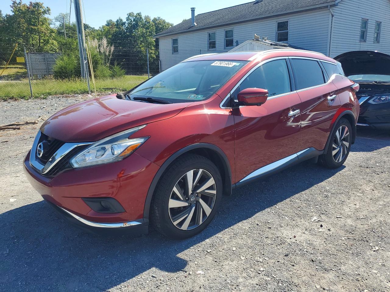2018 NISSAN MURANO PLATINUM | 5N1AZ2MH5JN176306 | UPCARS