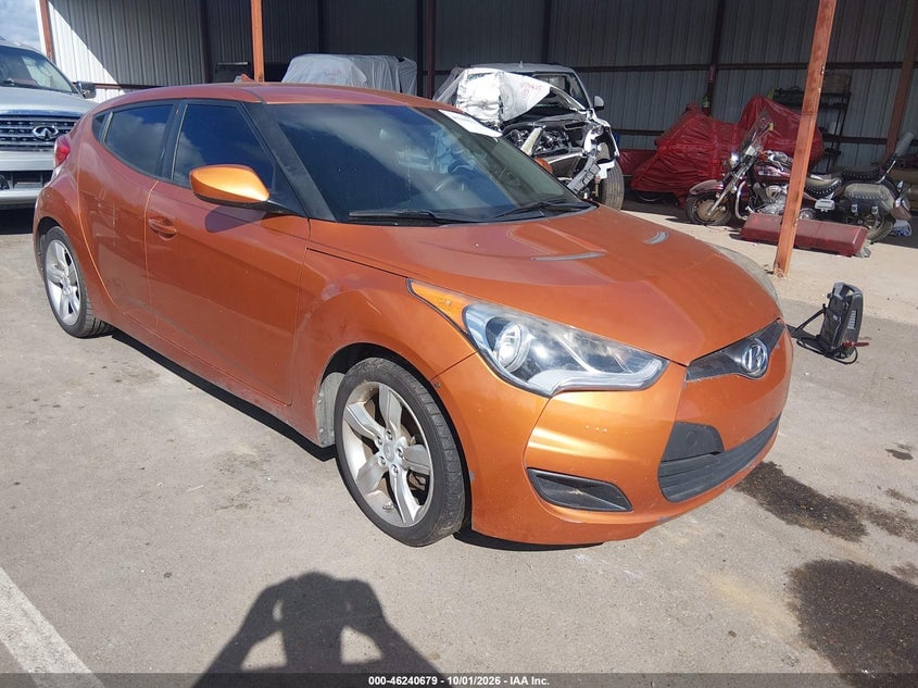 2014 HYUNDAI VELOSTER BASE W/BLACK | KMHTC6AD1EU182747 | UPCARS
