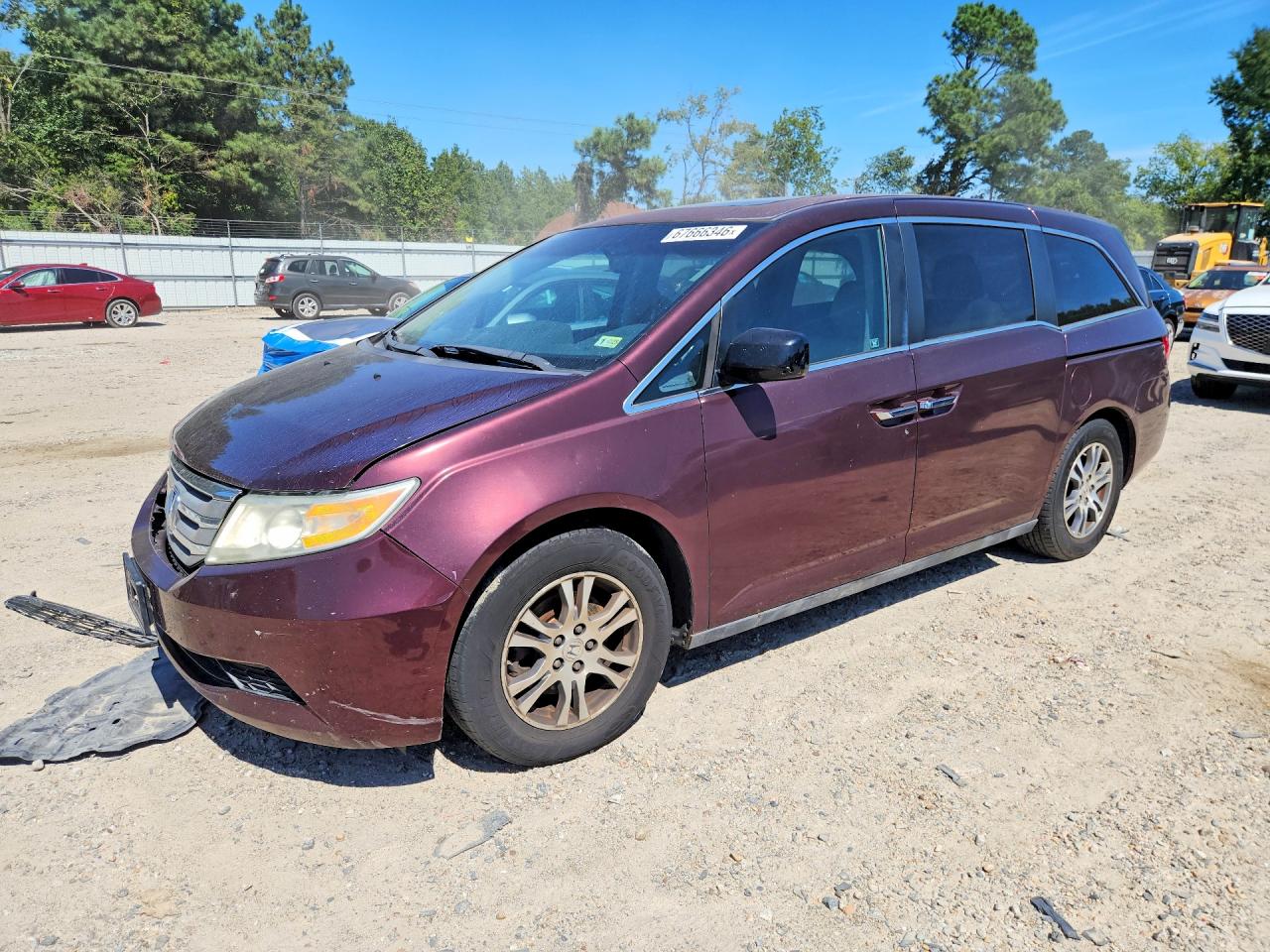 2012 HONDA ODYSSEY EXL | 5FNRL5H69CB028129 | UPCARS