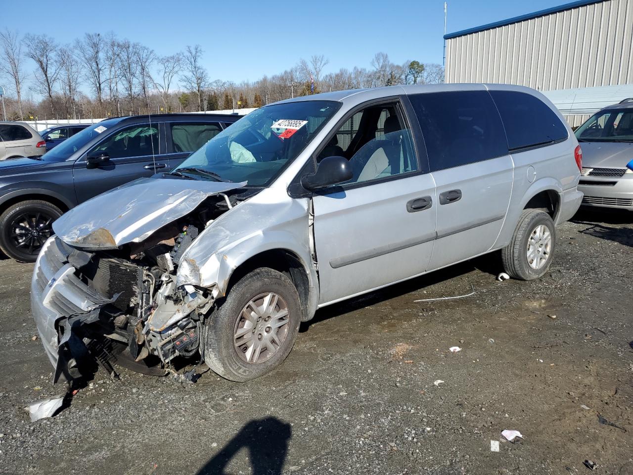 2007 DODGE CARAVAN SE | 1D4GP24RX7B116497 | UPCARS