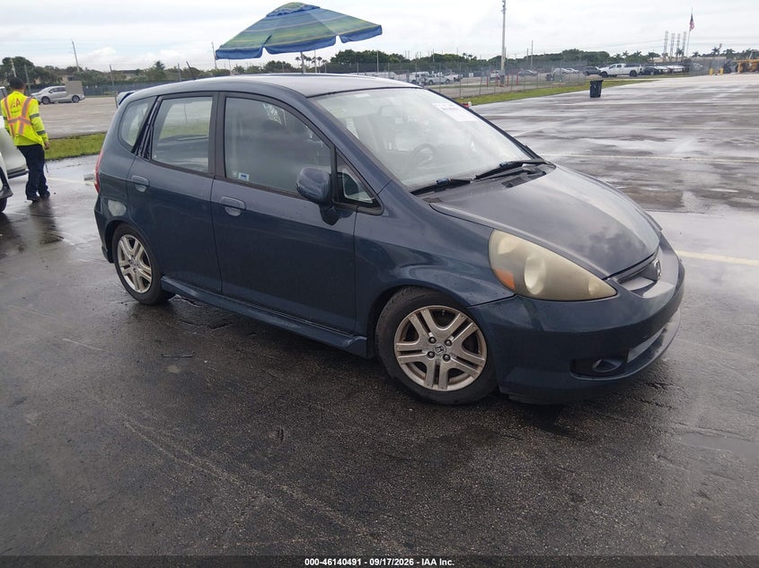 2008 HONDA FIT SPORT | JHMGD38698S027368 | UPCARS