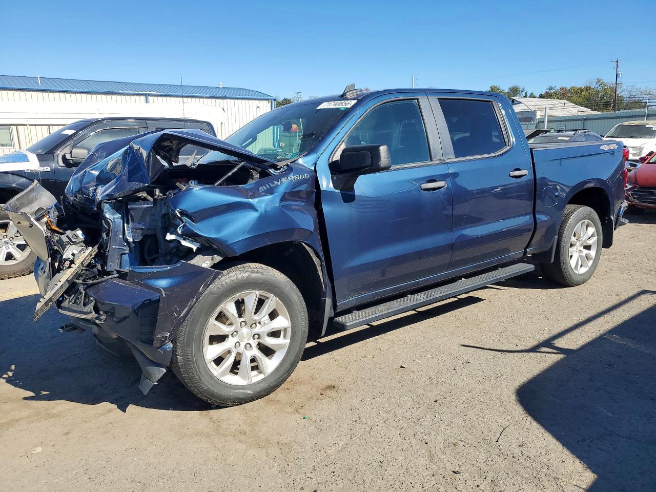 2021 CHEVROLET SILVERADO K1500 CUSTOM | 3GCPYBEK8MG421723 | UPCARS