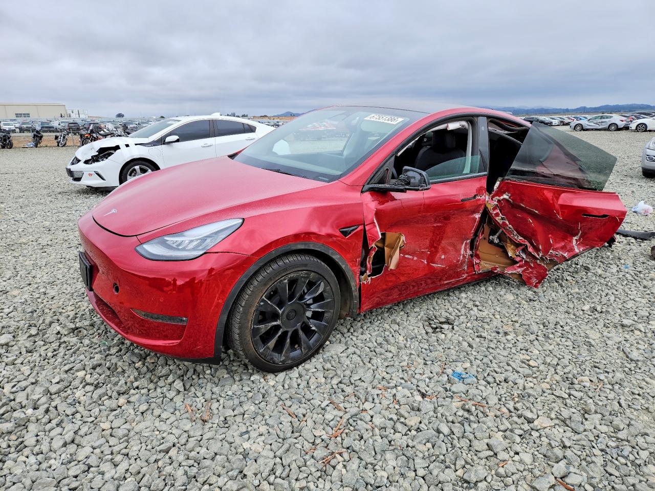 2022 TESLA MODEL Y | 7SAYGDEE2NF371117 | UPCARS