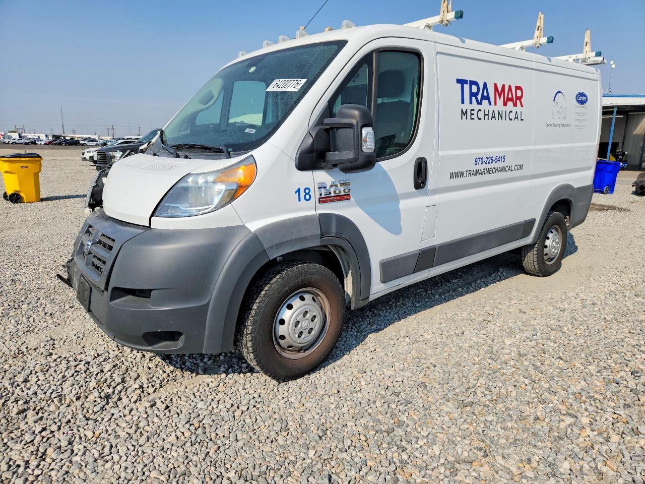 2018 RAM PROMASTER 1500 STANDARD | 3C6TRVAGXJE111652 | UPCARS