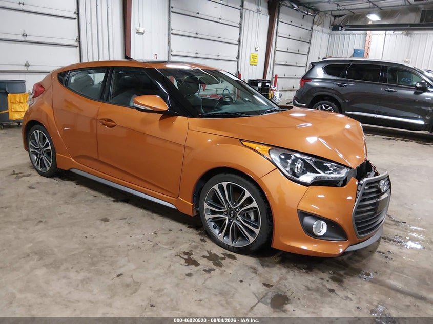 2016 HYUNDAI VELOSTER TURBO | KMHTC6AE8GU301065 | UPCARS