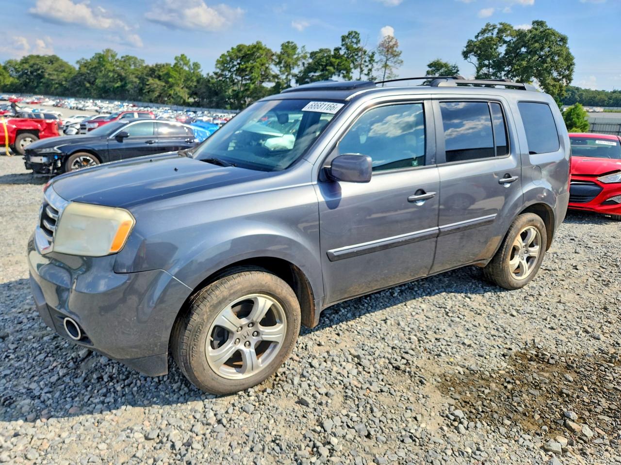 2012 HONDA PILOT EXL | 5FNYF3H62CB038623 | UPCARS