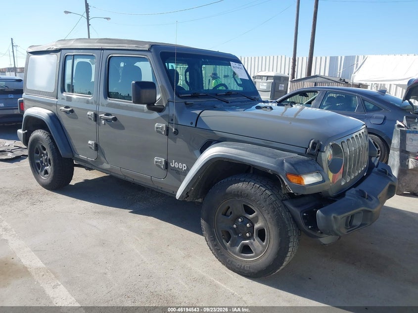 2020 JEEP WRANGLER UNLIMITED SPORT 4X4 | 1C4HJXDG9LW182105 | UPCARS