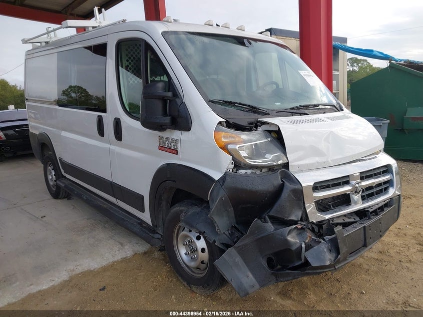 2016 RAM PROMASTER 1500 LOW ROOF | 3C6TRVAG7GE117885 | UPCARS