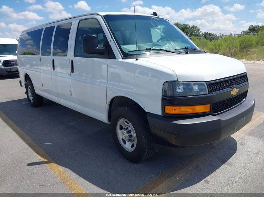2024 CHEVROLET EXPRESS PASSENGE RWD 3500 EXTENDED WHEELBASE LS | 1GAZGNFP9R1210827 | UPCARS