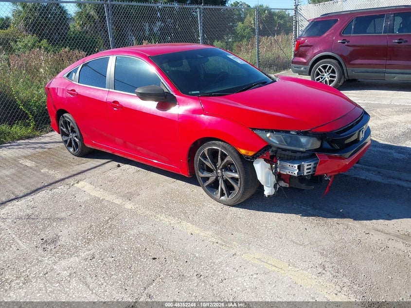 2019 HONDA CIVIC SPORT | 2HGFC2F89KH567480 | UPCARS